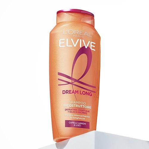 L'Oréal Elvive Dream Long Keratina Vegetale Shampoo Ricostruttore Plastica Riciclata – Ripara Capelli Lunghi 300ml