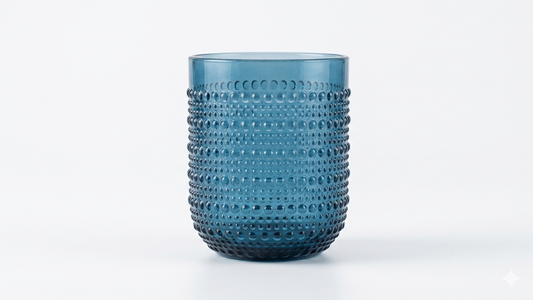 Casa Milano Set 6 Bicchieri Gioia 250ml – Vetro in Pasta Colorata ad Alta Resistenza – Lavabili in Lavastoviglie – Design Made in Italy