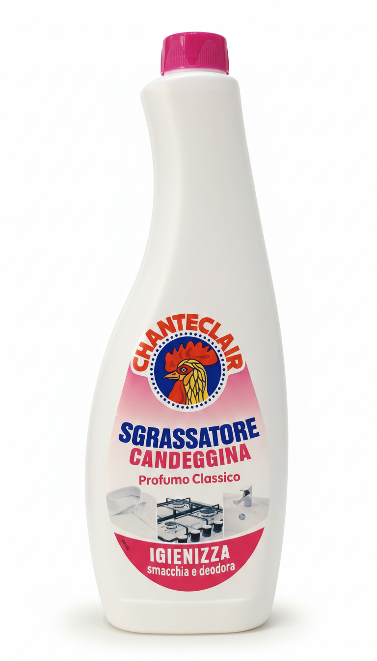 Chanteclair Sgrassatore Universale Candeggina Ricarica 625ml – Igienizzante 3 in 1
