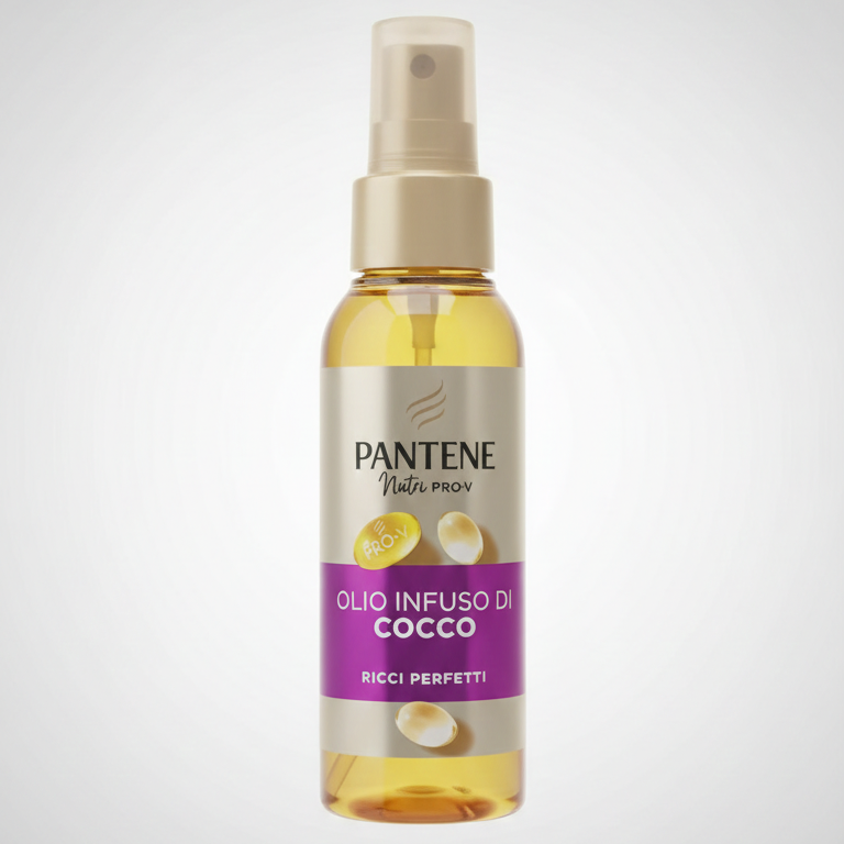 Pantene Nutri PRO-V Olio Infuso di Cocco Ricci Perfetti – Trattamento Nutriente Idratante Anti-Crespo – Definizione Invisibile