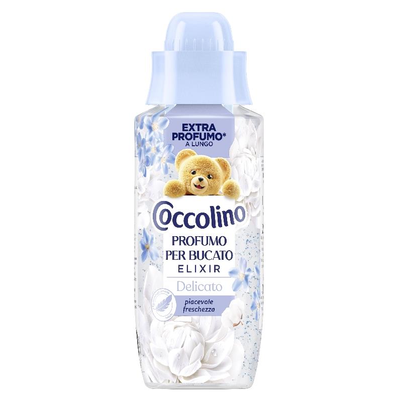 Coccolino Elixir Profuma Bucato Concentrato 342ml | Formula in Gel Zero Residui | Profumo Intenso e Proteggi-Fibre | Efficace a Freddo | 24 Lavaggi | 7 Fragranze Disponibili