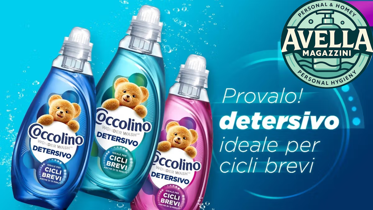 Coccolino Wonder Wash Detersivo Liquido Lavatrice 1.48L 37 Lavaggi Formula Cicli Brevi 30 Minuti