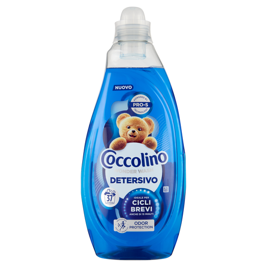 Coccolino Wonder Wash Detersivo Liquido Lavatrice 1.48L 37 Lavaggi Formula Cicli Brevi 30 Minuti