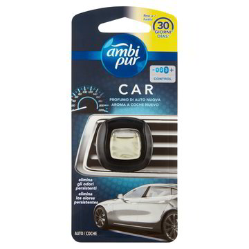 Ambi Pur Car – Profumatore Auto a Clip 30 Giorni | Tecnologia Elimina Odori e Fragranze Lenor