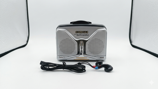 Schneider Walkman Congli Recorder – Lettore Audiocassette Vintage Anni '90 NOS da Collezione