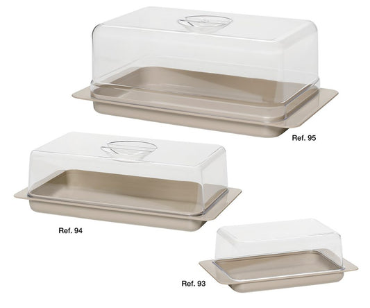 Cosmoplast Copriformaggio Salvafreschezza 29x15x9 cm – Contenitore Salvaodori in Plastica di Alta Qualità – Made in Italy – Colori Assortiti