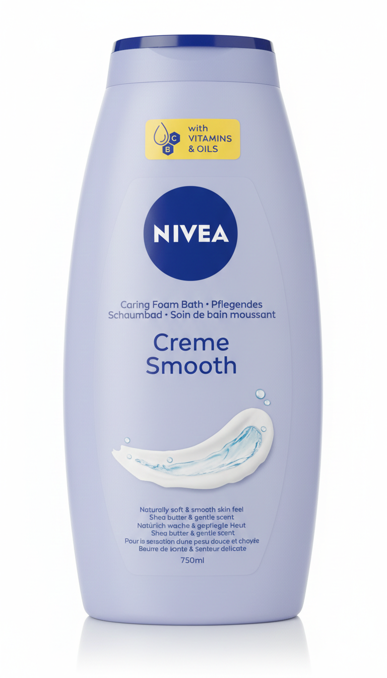 Bagnocrema Nutriente Creme Smooth con Olio di Mandorla e Karitè 750ml – NIVEA