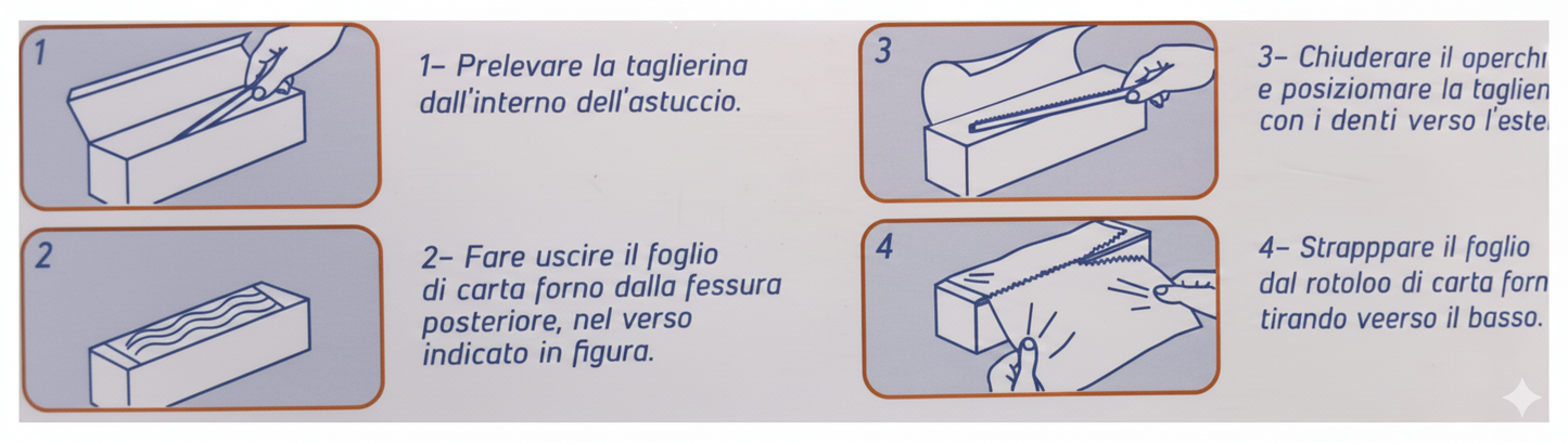 Cuki Carta Forno Antiaderente in Rotolo 50 Metri | Larghezza 36 cm con Taglierina Integrata | 100% Biodegradabile e Compostabile | Resistente fino a 220°C