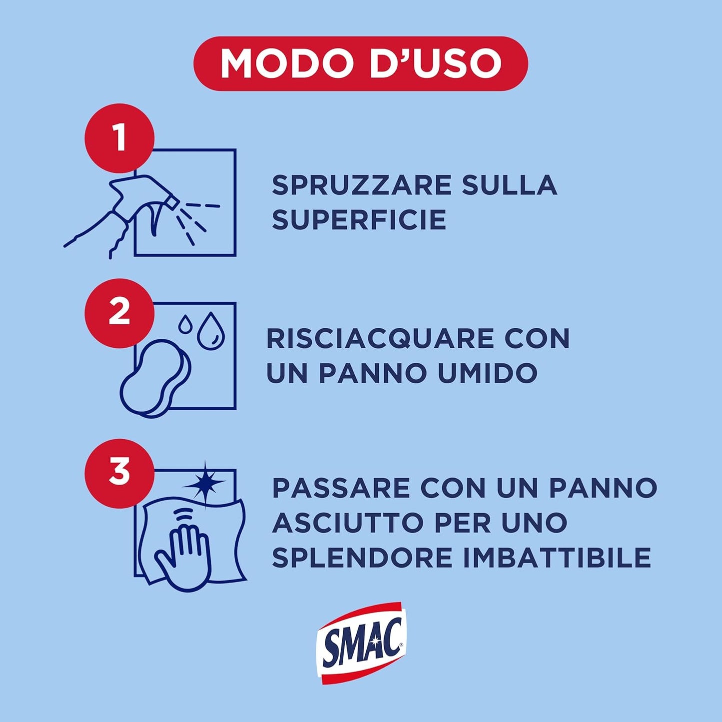SMAC Sgrassatore Universale 650ml Trigger | Formula Ultra Efficace | Tecnologia ZERO ALONI | Splendore Imbattibile | Flacone 50% Riciclato