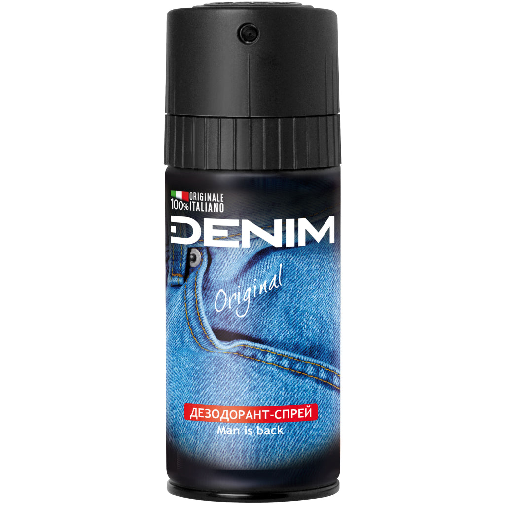 Denim Original Deodorante Spray 150ml – Fragranza Iconica Legnosa e Speziata – Protezione 24H Made in Italy