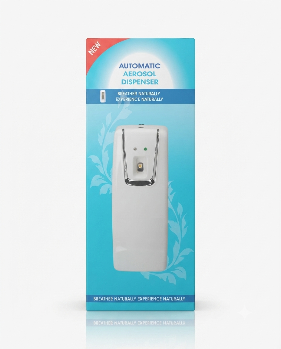 Faren Automatic Aerosol Dispenser Erogatore Automatico per Deodoranti Ambiente e Insetticidi Plastica ABS – La Soluzione Programmabile con Sensore di Luce Intelligente per Profumazione e Disinfestazione Continua