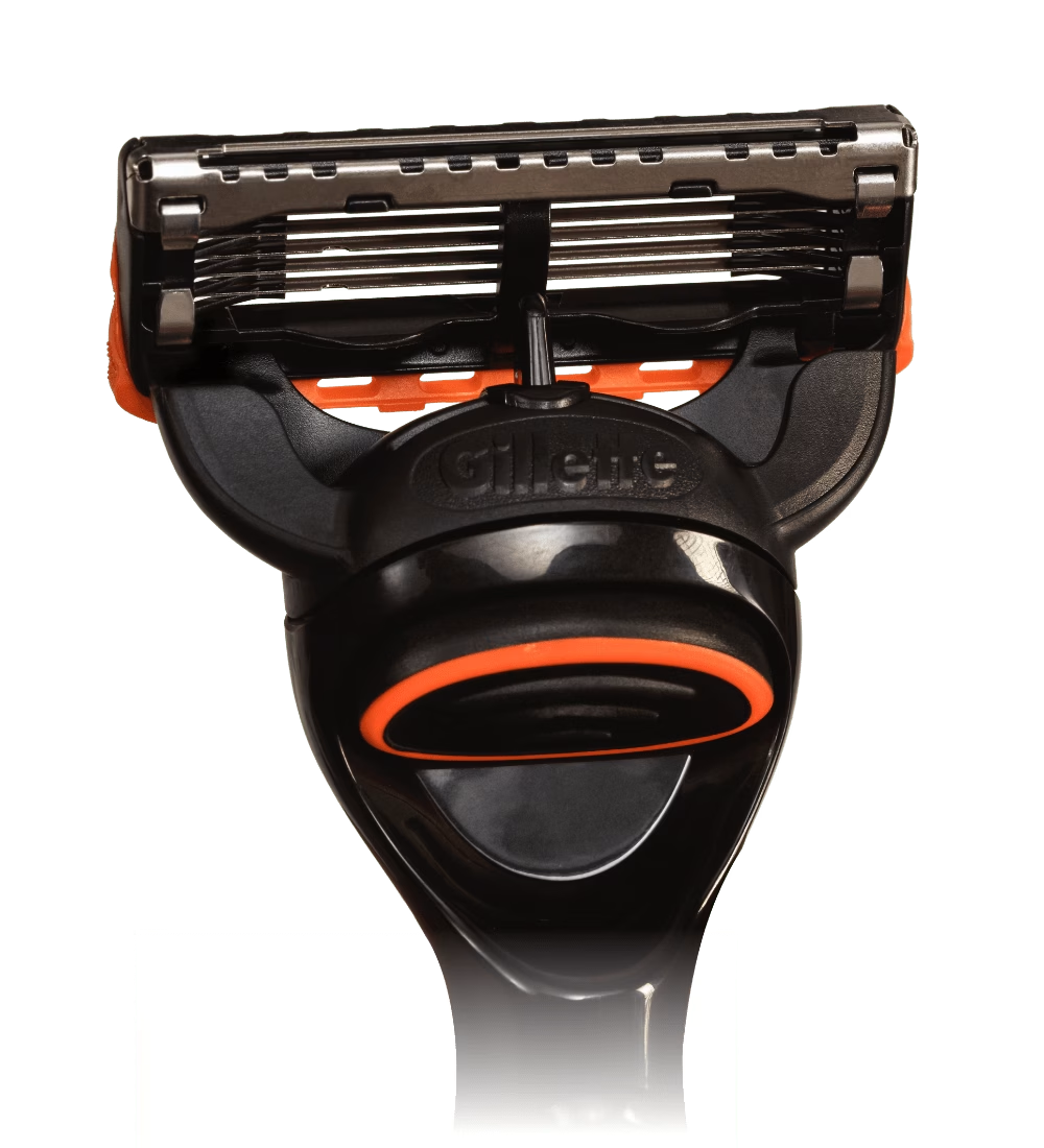 Gillette Fusion5 Power Rasoio da Uomo Motorizzato | Tecnologia a Micro-Impulsi Anti-Attrito | 5 Lame di Precisione + 2 Ricambi | Styling Barba e Rifinitore