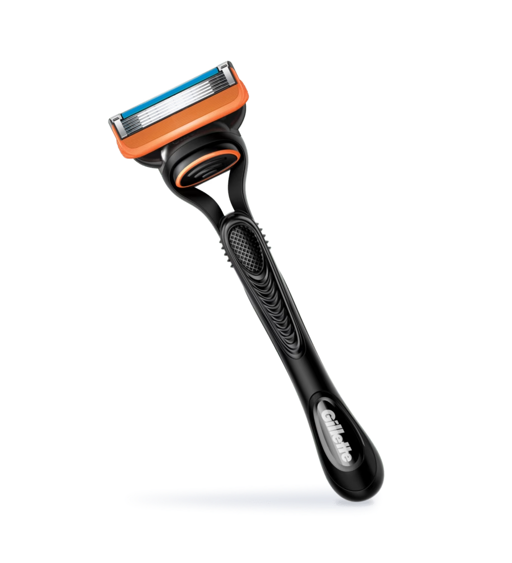 Gillette Fusion5 Rasoio da Uomo | 5 Lame Anti-Attrito di Precisione | Tecnologia a Microalette | 1 Manico + 1 Ricarica | Styling Barba e Rifinitore