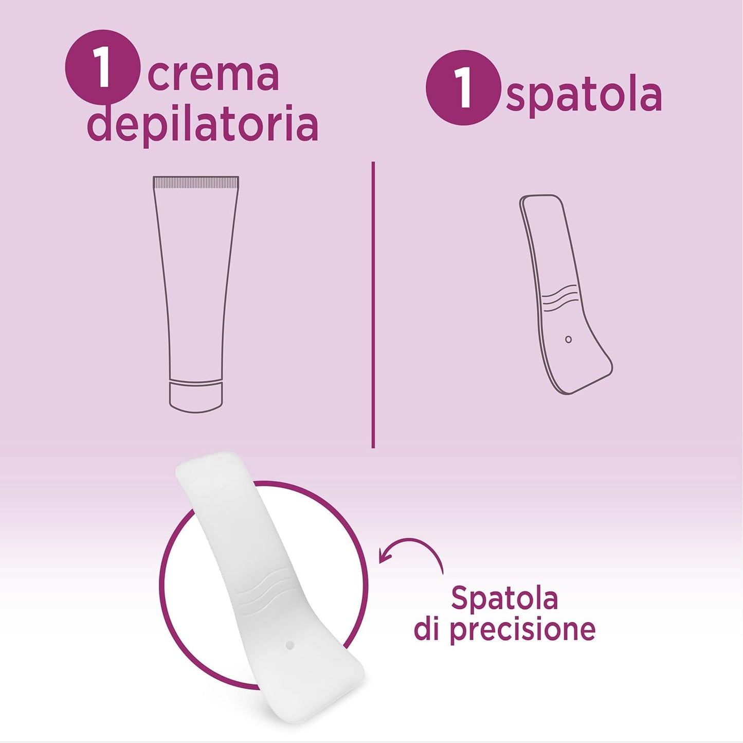 Depilsoap Crema Depilatoria Corpo 150ml – Pelli Sensibili con Olio di Rosa Mosqueta e Acido Ialuronico – Formula Senza Ammoniaca con Spatola di Precisione