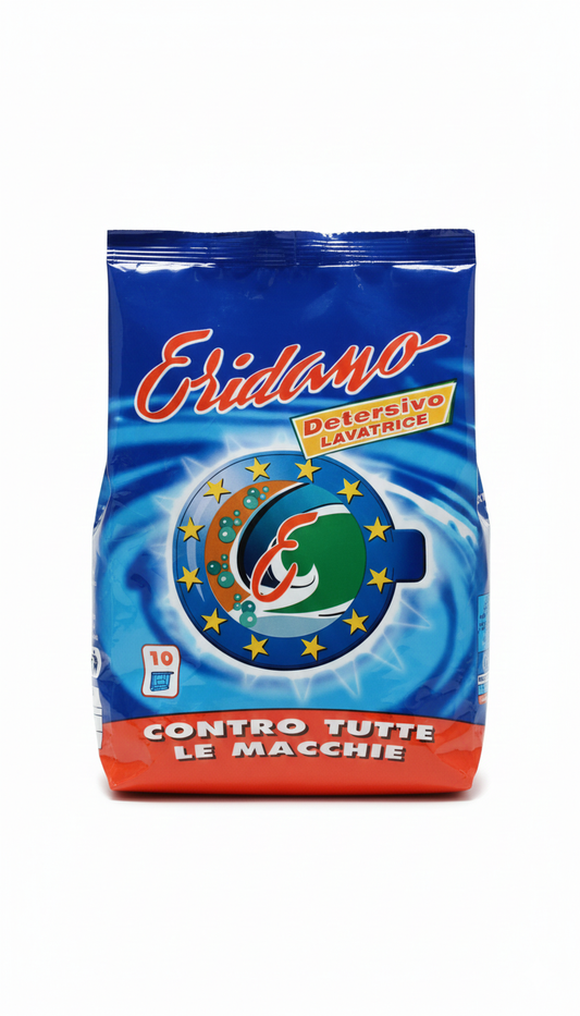 Eridano Formula Attiva Detersivo Lavatrice in Polvere Bianchi e Resistenti – Pulito Profondo Smacchiante