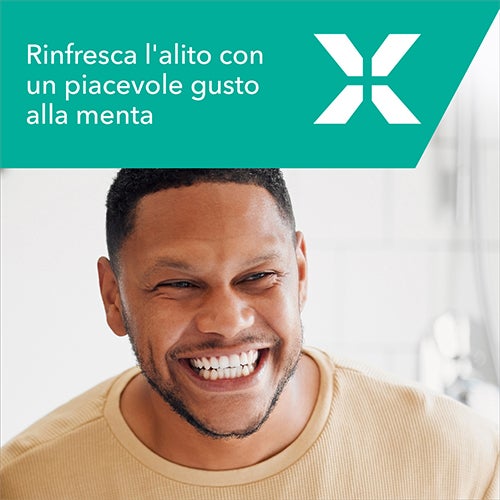 elmex® Gentle Care Collutorio per Denti Sensibili – Tripla Azione, Formula Vegana, Senza Alcool – Formato 400ml (40 Applicazioni)