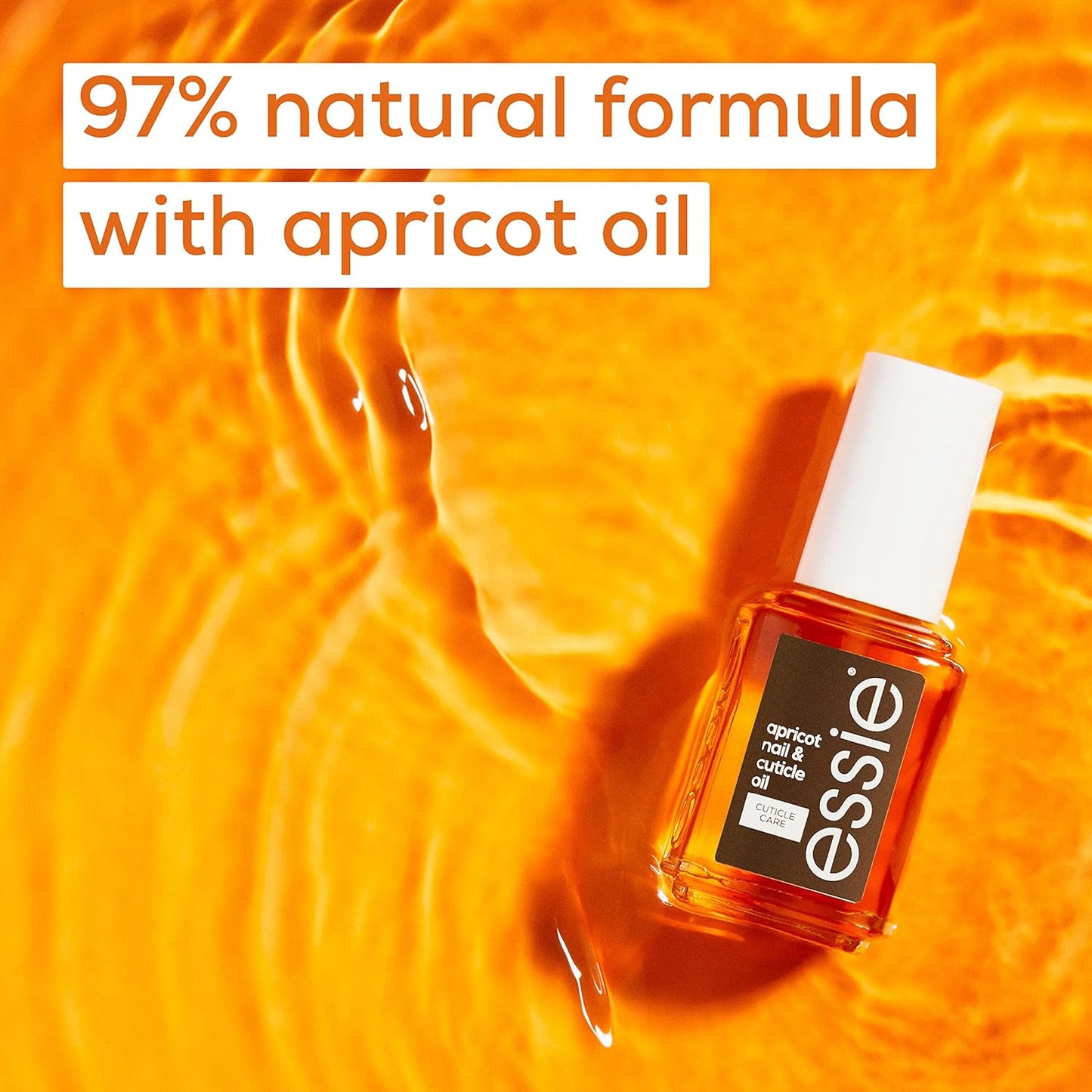 Essie Apricot Nail & Cuticle Oil Trattamento Olio Idratante Intensivo per Unghie e Cuticole – Formula Rigenerante al 97% di Origine Naturale con Oli di Albicocca e Jojoba