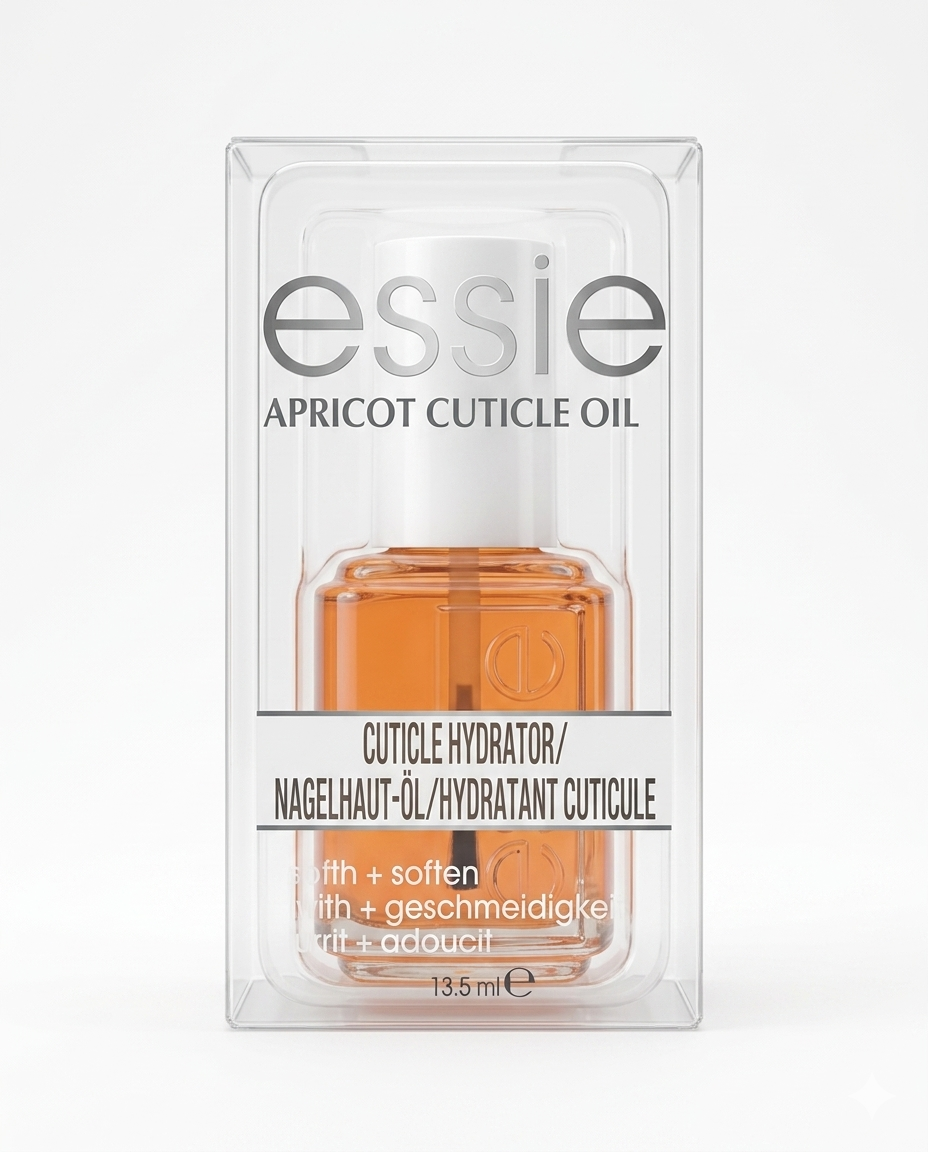 Essie Apricot Cuticle Oil Olio Nutriente e Idratante per Cuticole Secche all'Albicocca – La Soluzione Professionale per Unghie Rivitalizzate e Contorni Morbidi Istantaneamente