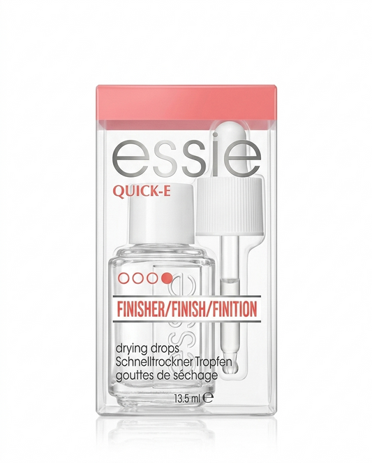 Essie Quick-E Drops Gocce Asciugatura Rapida Smalto Professionali – Trattamento Manicure Istantaneo Anti-Graffio e Anti-Sbeccatura con Applicatore a Pipetta