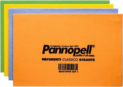 Pannopell Pavimenti Classico Gigante 50x70 cm by Eudorex – Panno Professionale Assorbimento X10 Ultra-Scorrevole per Marmo, Gres e Parquet