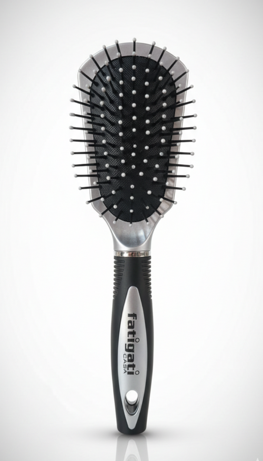 Fatigati Spazzola per Capelli FTG | Azione Districante e Massaggiante | Design Ergonomico con Impugnatura Soft-Touch | Per Tutti i Tipi di Capelli