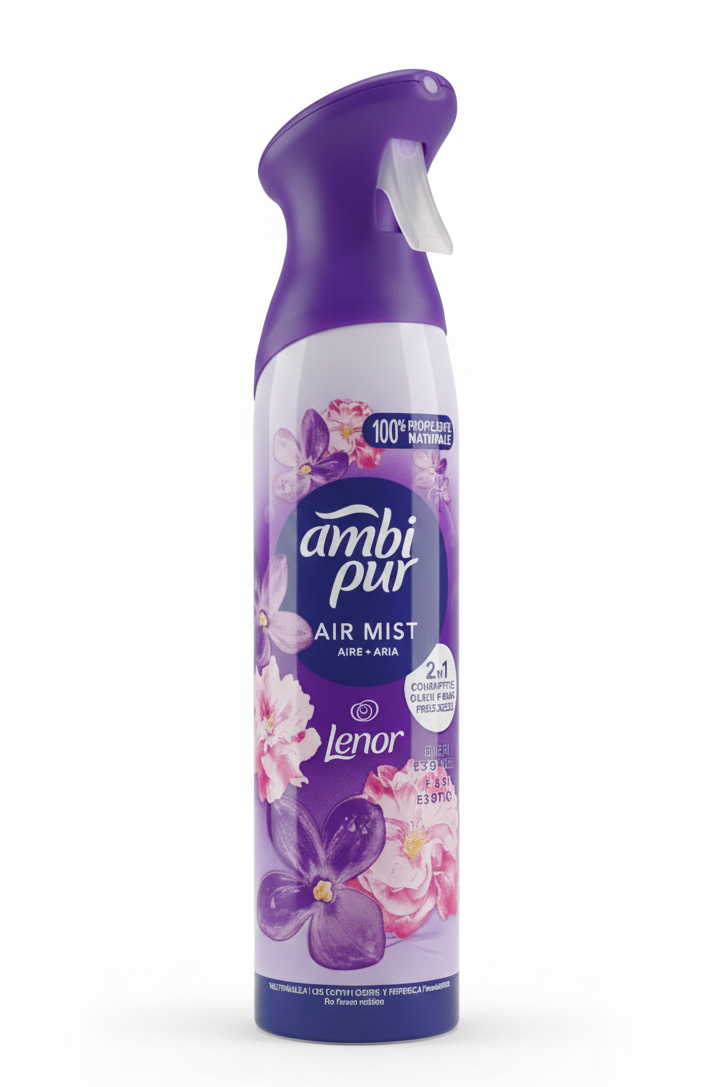 Ambi Pur Spray Profumatore per Ambienti 185ml – Tecnologia OdourClear™ Elimina Odori – Propellente Naturale 100% – Varie Fragranze Alta Qualità