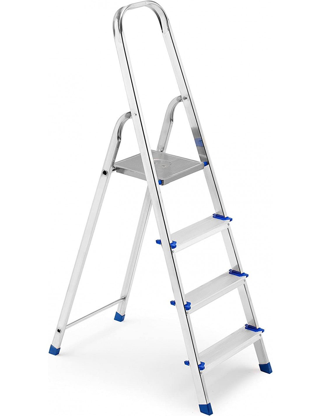 Framar Europiuma | Scala in Alluminio a 4 Gradini | Portata Max 150 kg | Altezza Lavoro 304 cm | Certificazione EN 131 e TUV SUD | Made in Italy dal 1962