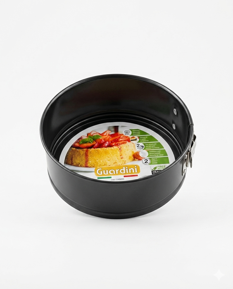 Guardini Tortiera Apribile Gardenia Ø 18 cm – Acciaio Hi-Top Antiaderente Skandia Xtreme Plus – Sicura BPA e PFOA Free