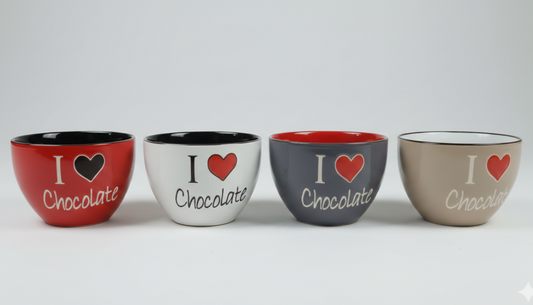 Bellintavola Tazzone Latte Jumbo in Ceramica – Tazza da Colazione Grande Capacità – Design Elegante e Resistente – Ideale per Latte, Tè e Bevande Calde