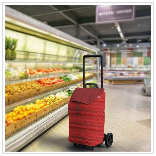 Gimi Easy-Click Carrello Spesa 40 Litri in Lega di Acciaio – Leggerezza e Praticità Fuori Produzione
