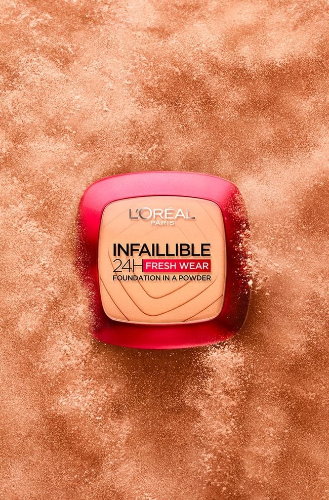 L’Oréal Paris Infaillible 24H Fresh Wear Fondotinta in Polvere Lunga Tenuta No Transfer
