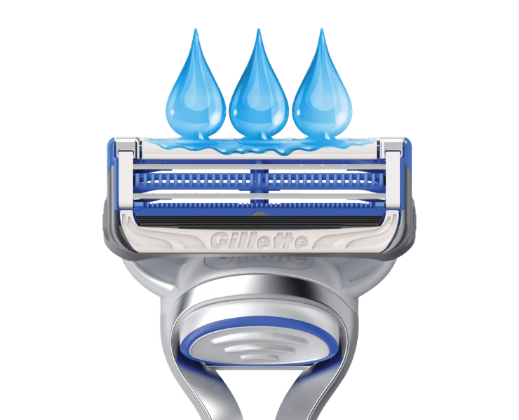 Gillette SkinGuard Sensitive Lamette di Ricambio per Rasoio da Uomo Confezione Scorta XL da 8 Pezzi Testine per Pelli Reattive Anti-Irritazione e Follicolite