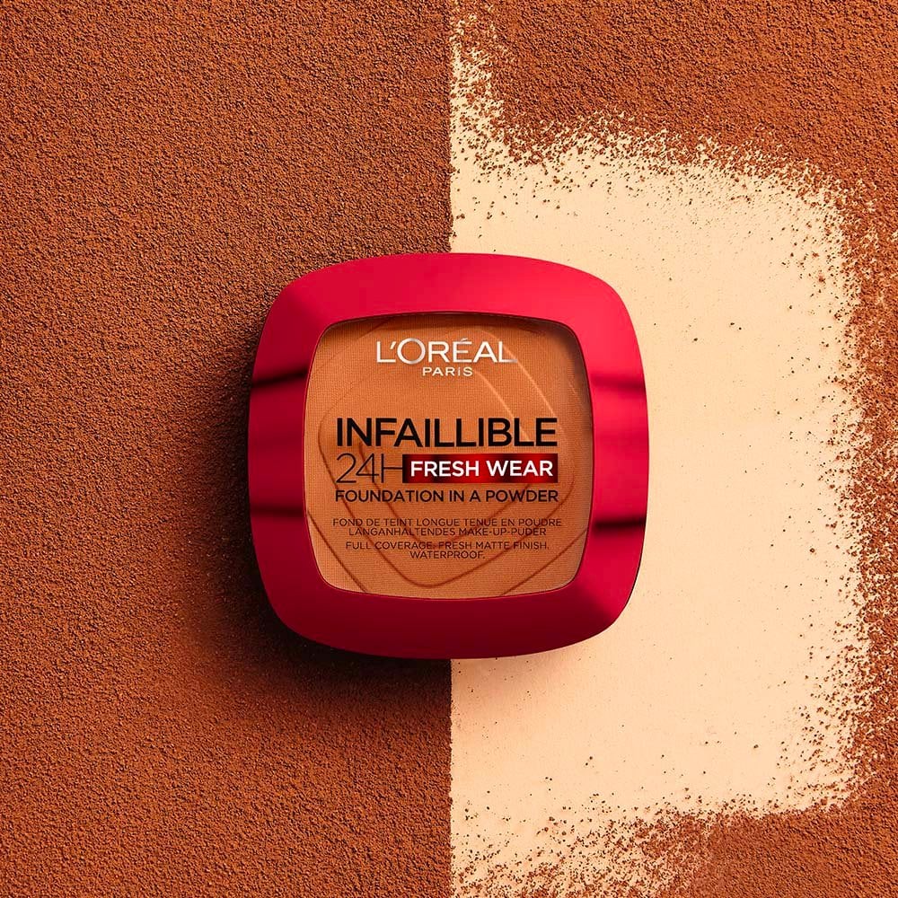 L’Oréal Paris Infaillible 24H Fresh Wear Fondotinta in Polvere Lunga Tenuta No Transfer