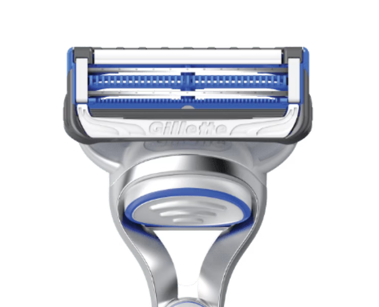 Gillette SkinGuard Sensitive Lamette di Ricambio per Rasoio da Uomo Confezione Scorta XL da 8 Pezzi Testine per Pelli Reattive Anti-Irritazione e Follicolite
