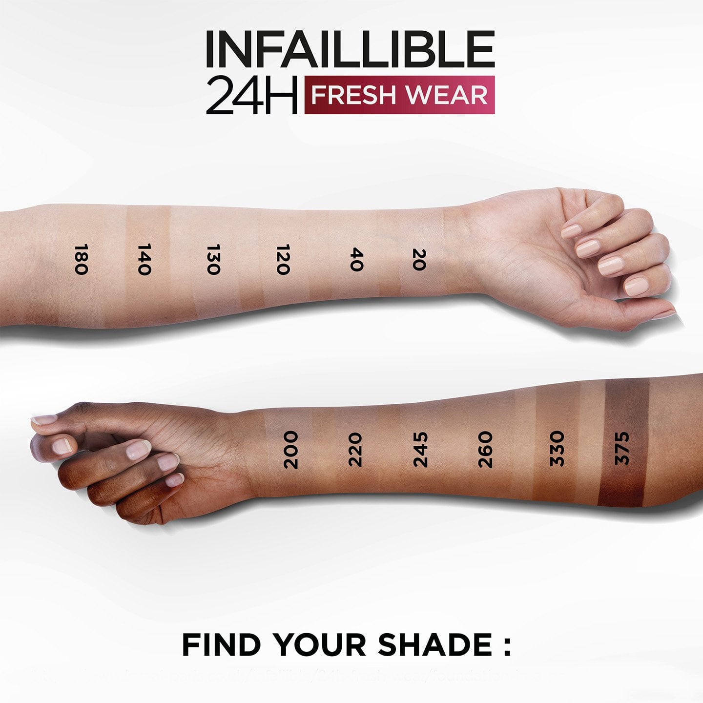 L’Oréal Paris Infaillible 24H Fresh Wear Fondotinta in Polvere Lunga Tenuta No Transfer