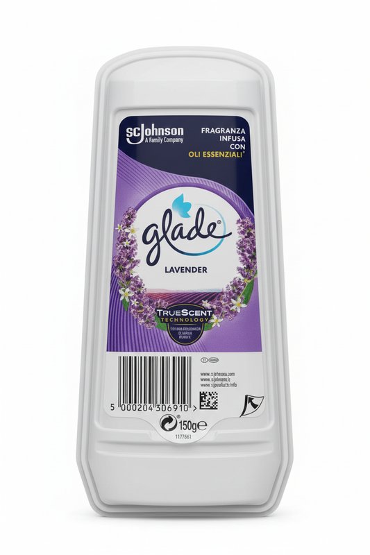 Glade® Assorbiodori Gel 150g – Deodorante Ambiente Solido Discreto – Elimina Cattivi Odori e Freschezza Continua fino a 1 Mese – Infuso con Oli Essenziali