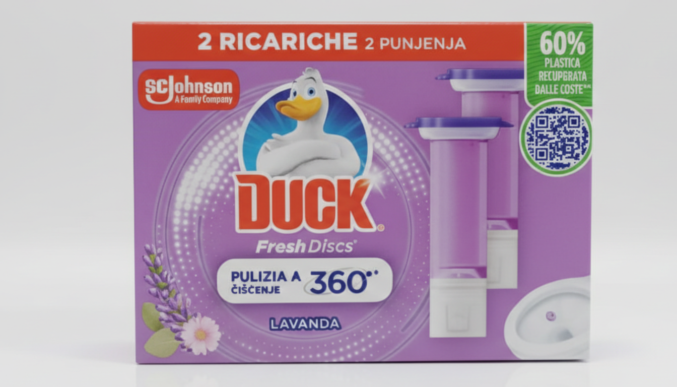 Duck - Ricarica Dischi Gel Fresh Discs Igiene WC Anticalcare – Varie Fragranze