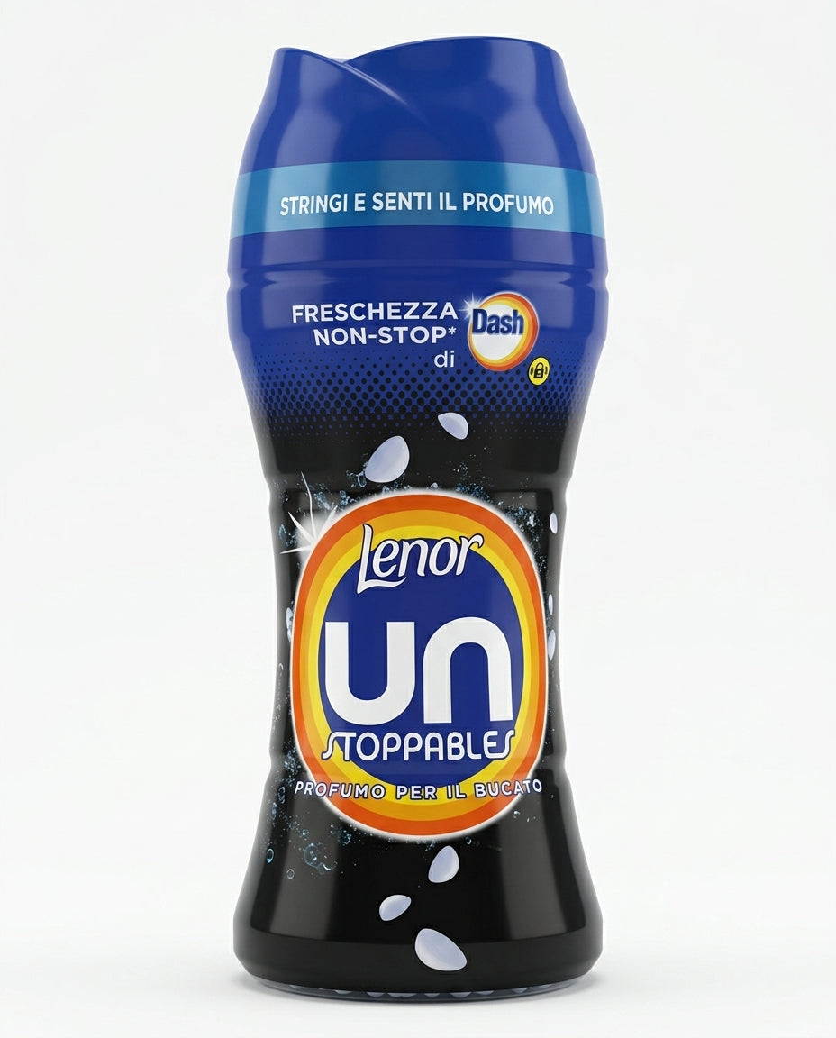 Lenor Unstoppables Perle Profumate Bucato 195 g, profumatore per il bucato con freschezza non-stop e fragranza che dura fino a 12 settimane.