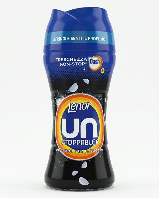 Lenor Unstoppables Perle Profumate Bucato 195 g, profumatore per il bucato con freschezza non-stop e fragranza che dura fino a 12 settimane.
