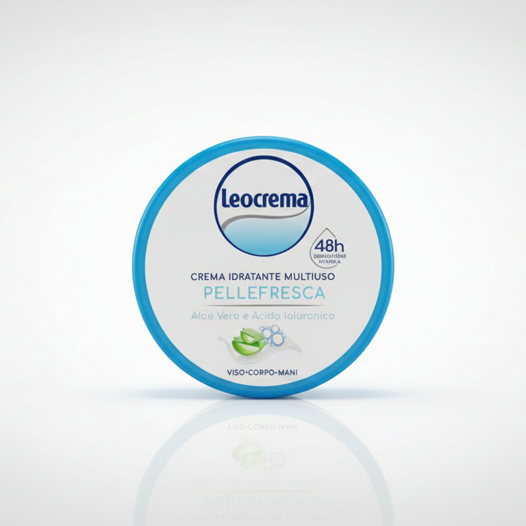 Leocrema Pellefresca Crema Idratante Multiuso con Aloe Vera e Acido Ialuronico – 150ml