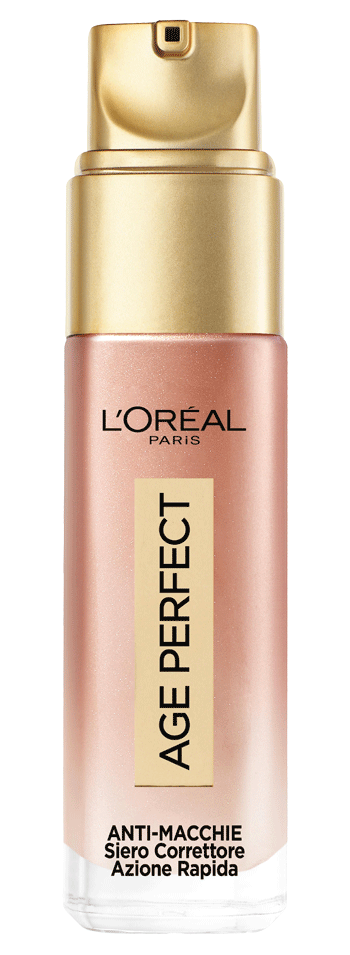 L'Oréal Paris Age Perfect Siero Correttore Anti-Macchie Azione Rapida | 30ml | Niacinamide 7% e Peonia | Per Viso Collo e Mani