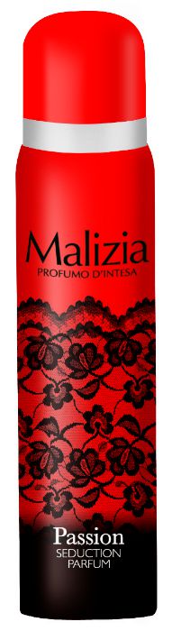 Malizia Profumo d’Intesa Deodorante Spray 100ml | Senza Sali di Alluminio | 14 Fragranze Seducenti a Lunga Durata | Testato Dermatologicamente | Formato Viaggio