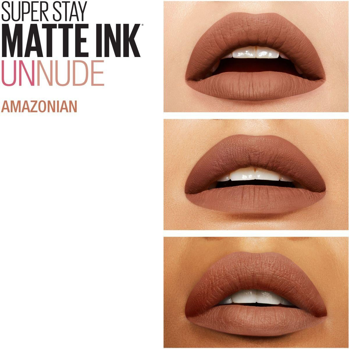 Maybelline New York SuperStay Matte Ink Rossetto Liquido Tinta Labbra Opaca a Lunga Tenuta 16H No-Transfer – Formula Elastic Ink ad Alta Pigmentazione
