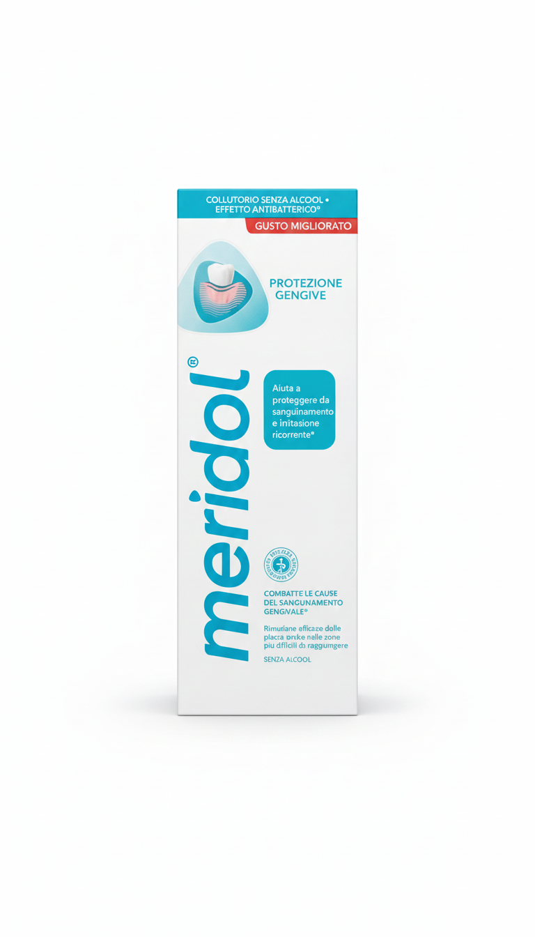 meridol Collutorio Protezione Gengive | 400 ml | Anti-Sanguinamento e Anti-Placca | Formula Doppia Azione Zinco e Ammina | Senza Alcol per Gengive Sensibili