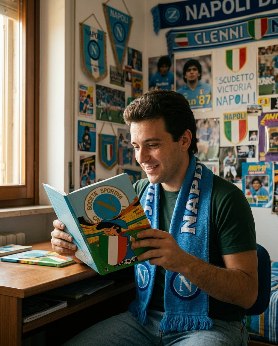Diario Scolastico SSC Napoli 1987 Originale | Cimelio 1° Scudetto Era Maradona | Mascotte Gennarì | Fondo di Magazzino NOS Raro