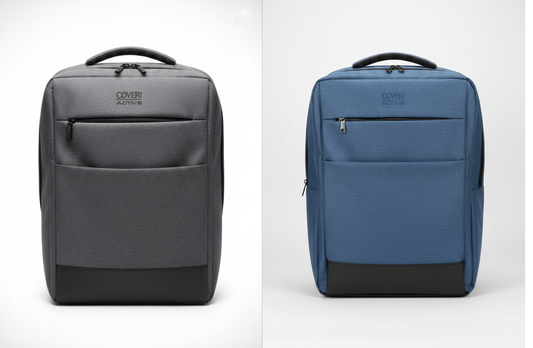 Coveri ACTIVE Zaino da Viaggio Impermeabile | Apertura 360° | Porta Tablet e Cavo USB Integrato | Bretelle Comfort in Spugna | 43h x 28 cm