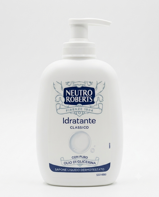 Neutro Roberts Sapone Liquido pH Fisiologico Dosatore e Ricarica – Tollerabilità Massima Idratante e Antibatterico