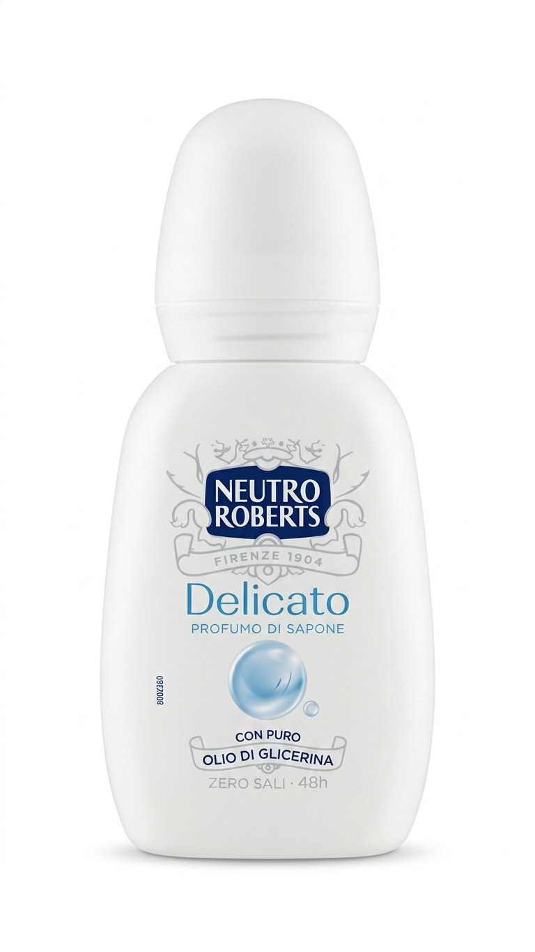 Neutro Roberts Deodorante Vapo No Gas Delicato 75ml – Con Puro Olio di Glicerina e Senza Sali di Alluminio