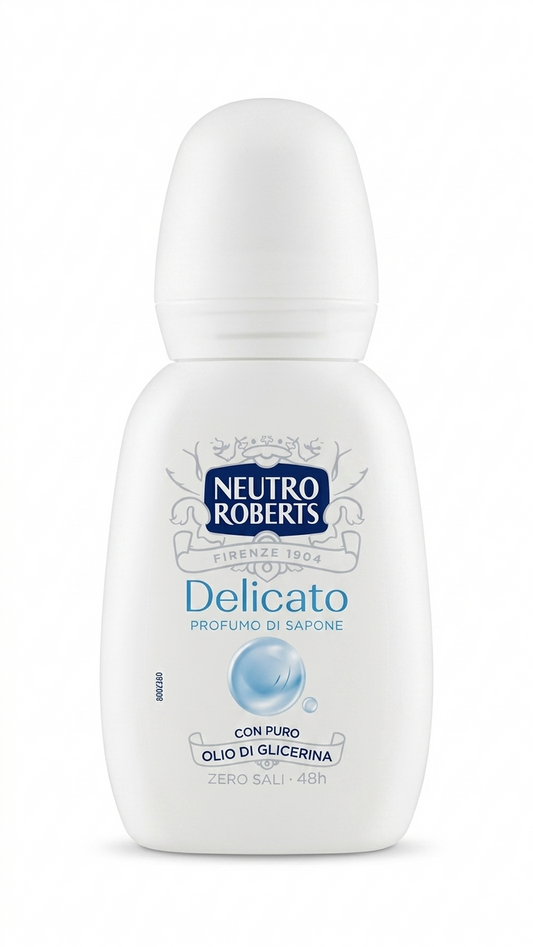 Neutro Roberts Deodorante Vapo No Gas Delicato 75ml – Con Puro Olio di Glicerina e Senza Sali di Alluminio