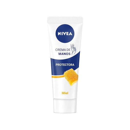 NIVEA Crema Mani Protettiva al Miele 100ml | Idratazione 24h con Cera d'Api e Miele | Nutriente, Ammorbidente e Non Unge